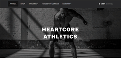 Desktop Screenshot of heartcore-athletics.com